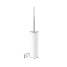 Wall mounted toilet brush with toilet