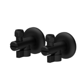 Ball valve with 1/2” filter - finish Matt Black