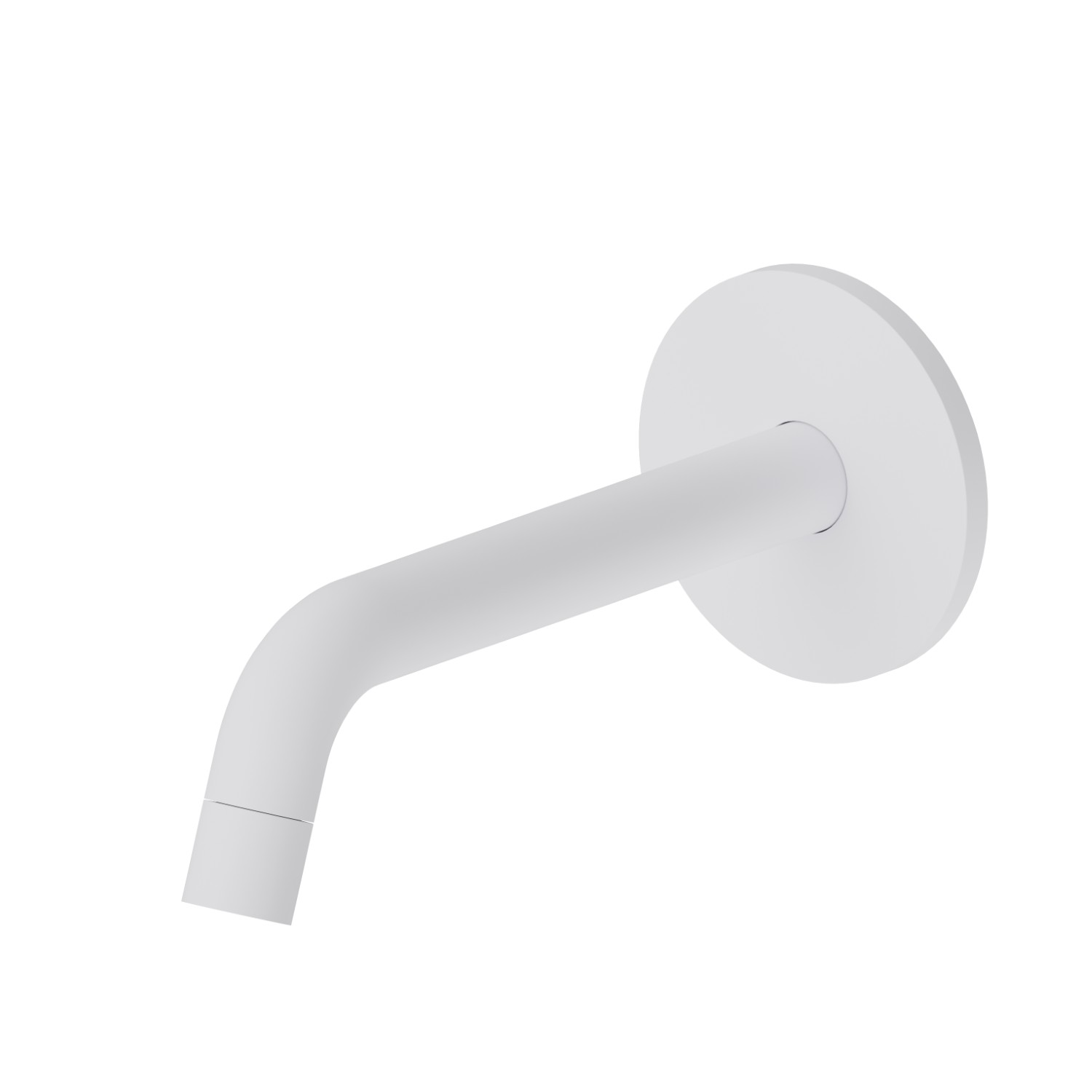 Wall spout for basin group with 1/2” connection - finish Matt White