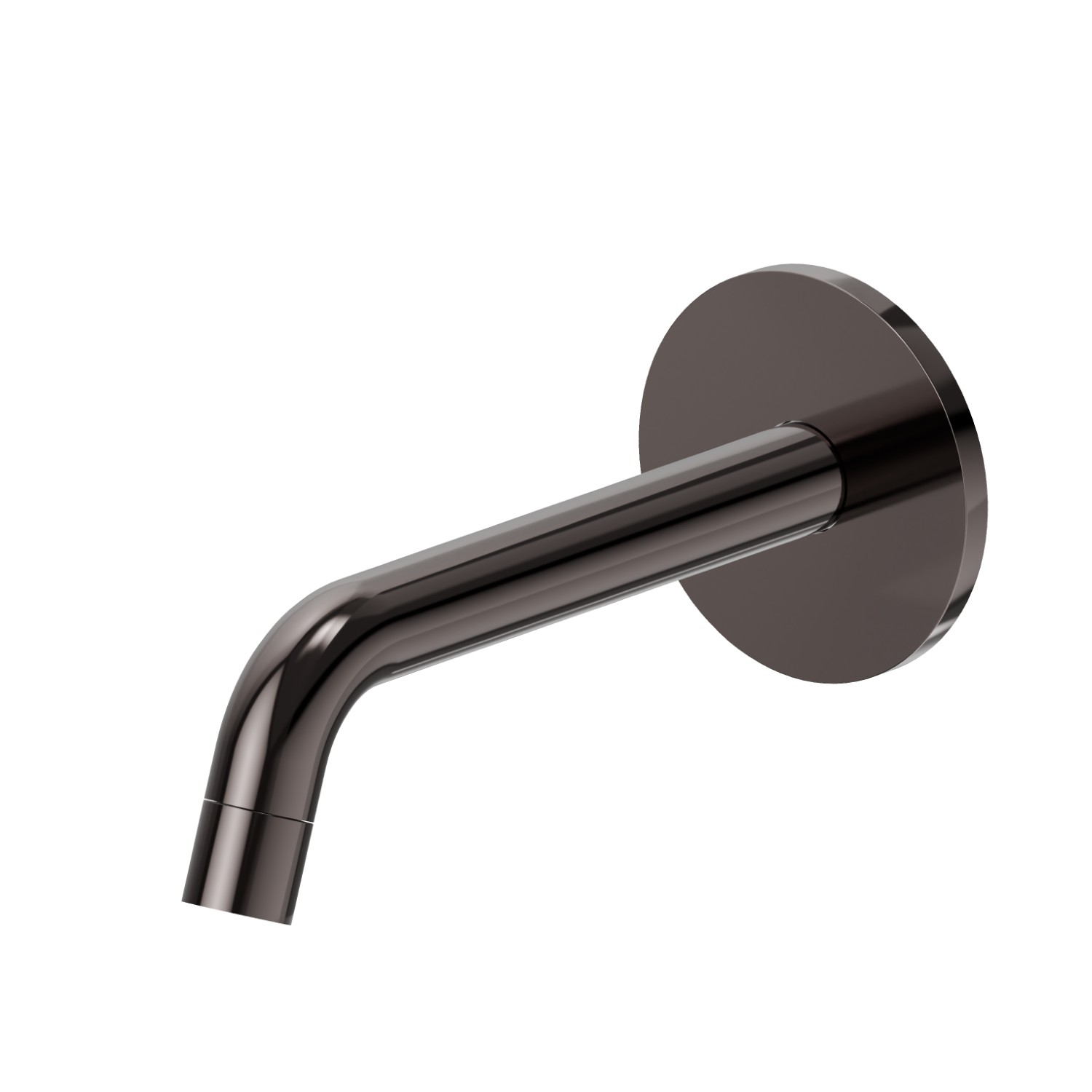 Wall spout for basin group with 1/2” connection - finish PVD Gun Metal