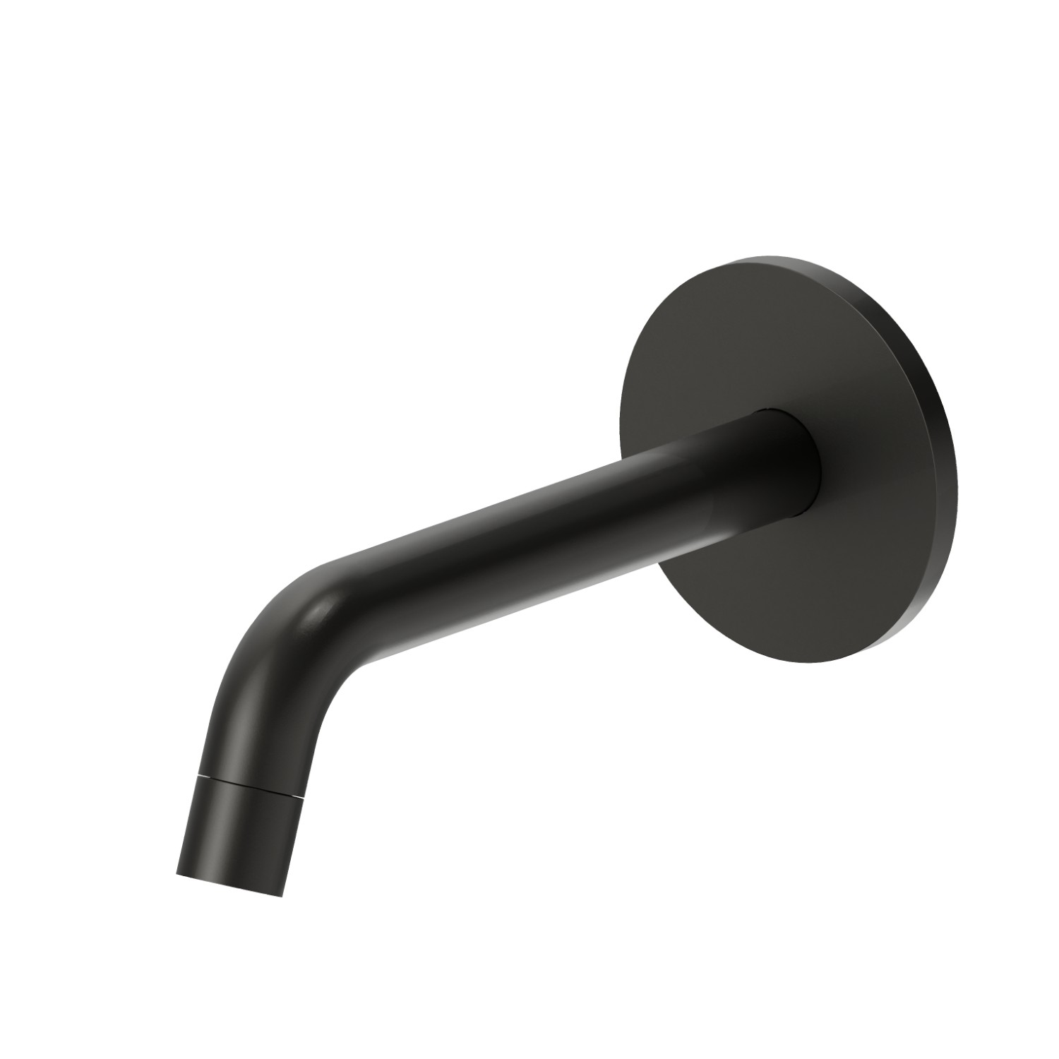Wall spout for basin group with 1/2” connection - finish Carbon Satin