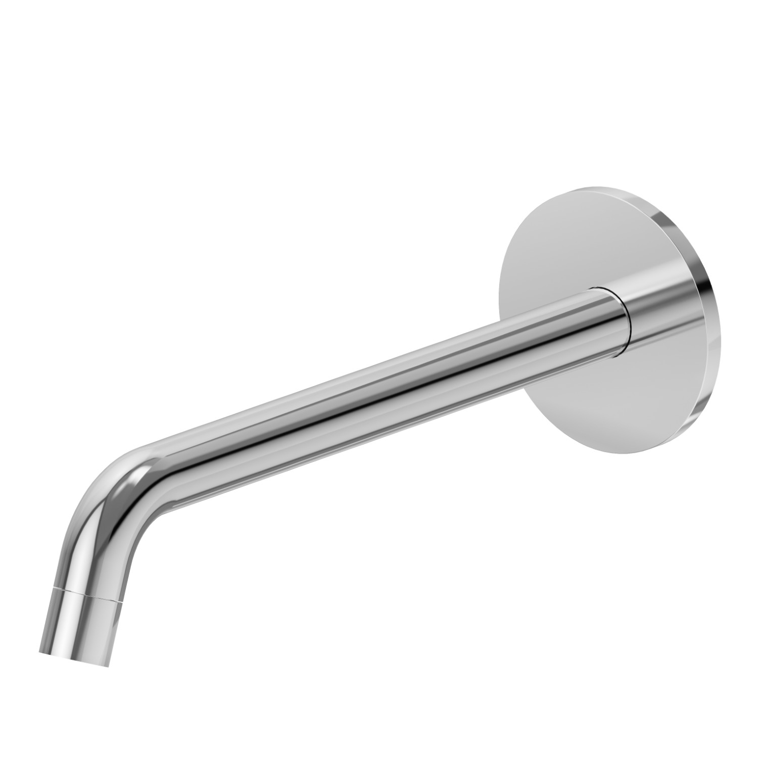 Bec mural pour lavabo avec connexion 1/2“ - finition Chrome