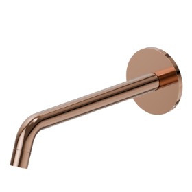 Wall spout for basin group with 1/2” connection - finish PVD Copper Bronze