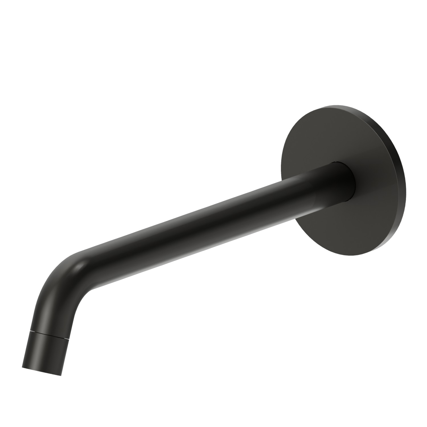 Wall spout for basin group with 1/2” connection - finish Carbon Satin