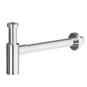 Sifone ispezionabile per lavabo. Altezza regolabile, canotto ad innesto rapido - finitura Cromo