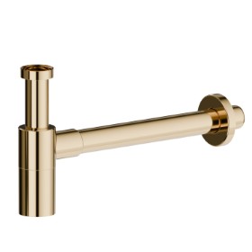 Checking trap for basin. Adjustable height and fast connection - finish PVD Glossy Gold
