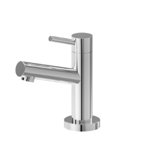 One outlet, cold water tap - finish Chrome