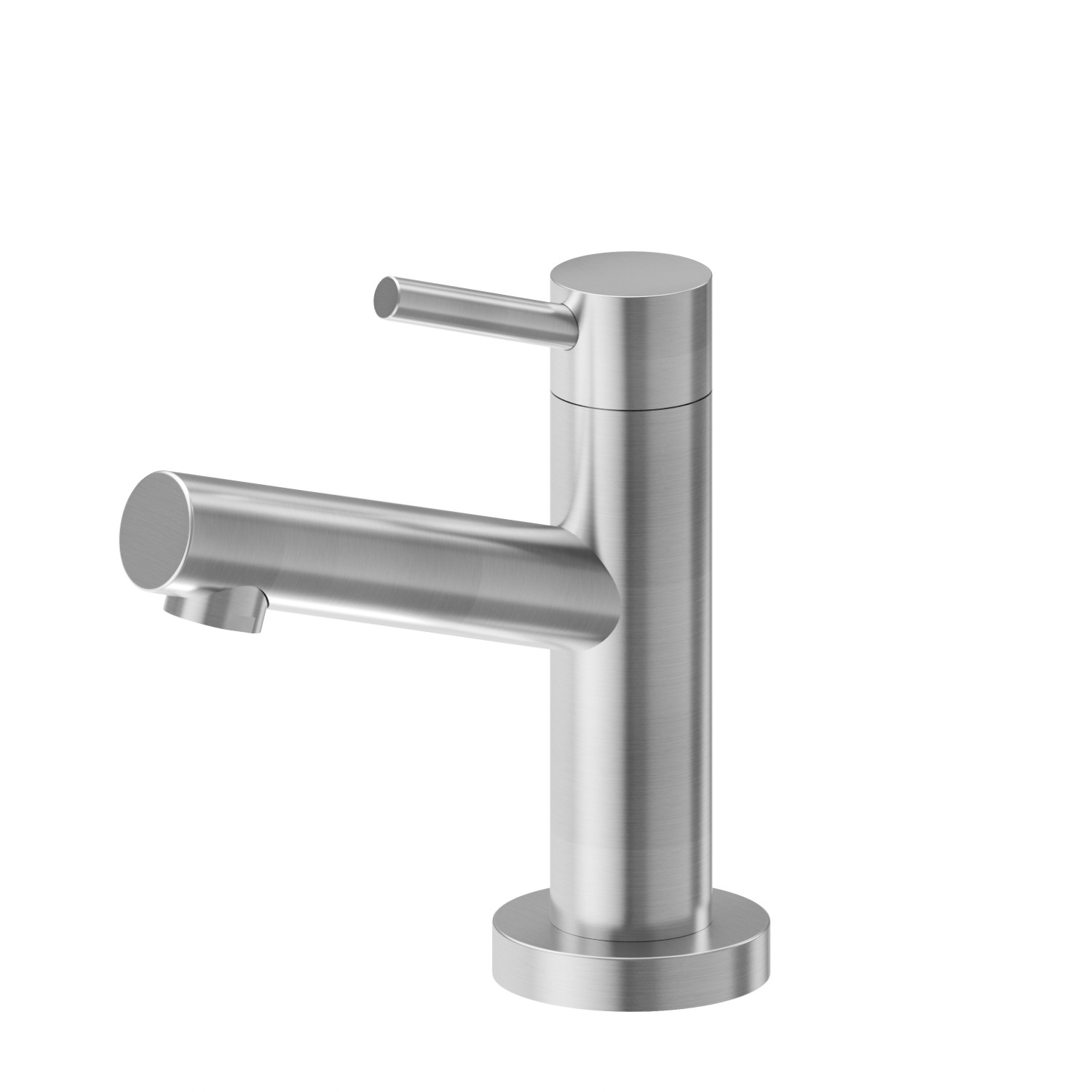 One outlet, cold water tap - finish Brushed Nickel