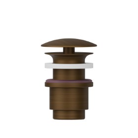 1”1/4 free drain - finish Groove Bronze
