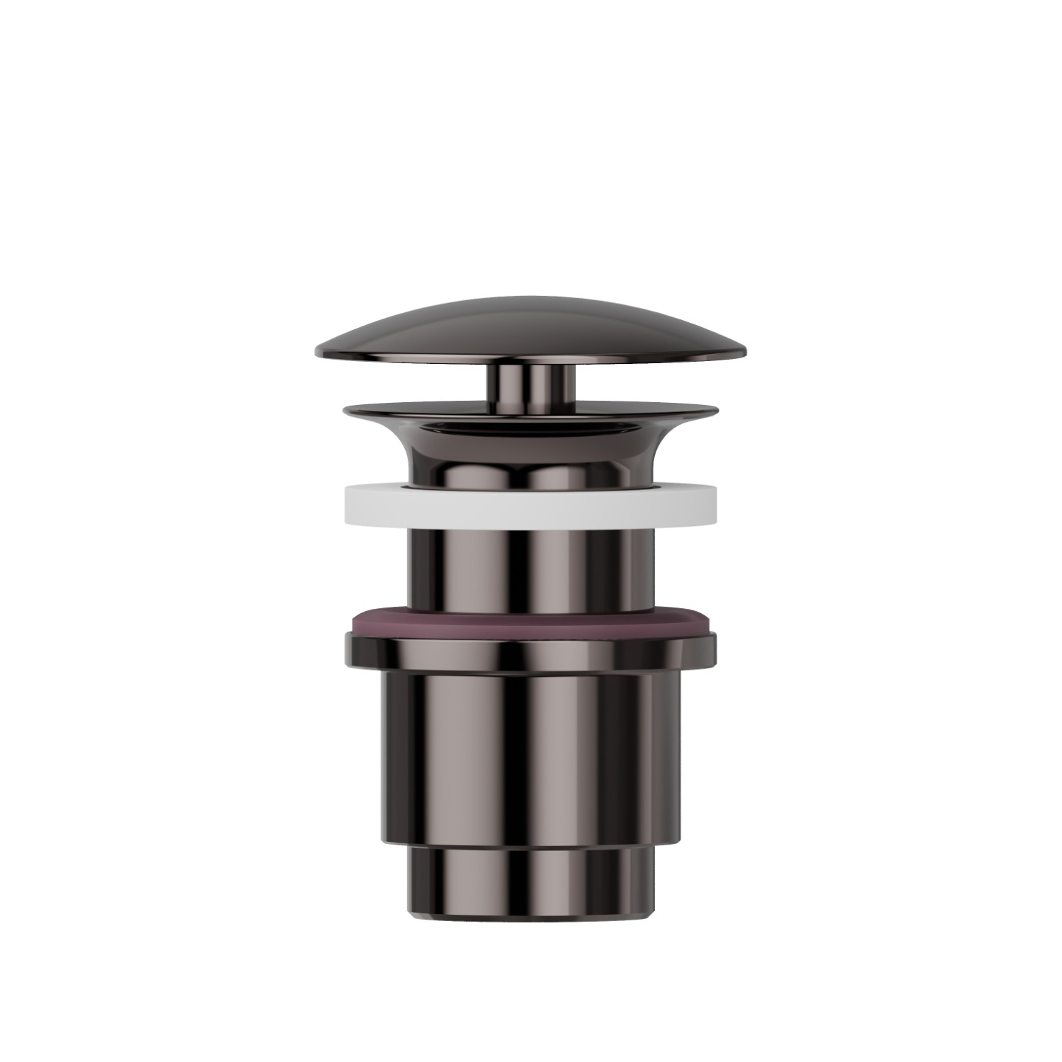 1”1/4 free drain - finish PVD Gun Metal