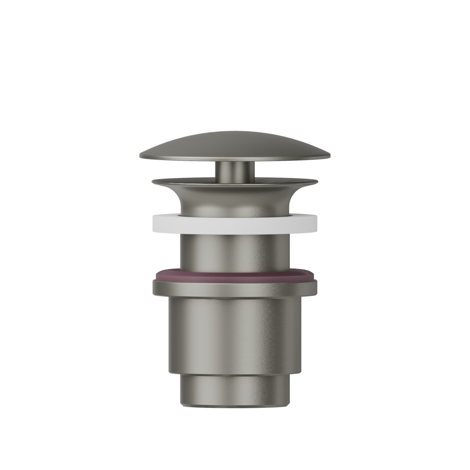 1”1/4 free drain - finish Titanium Satin