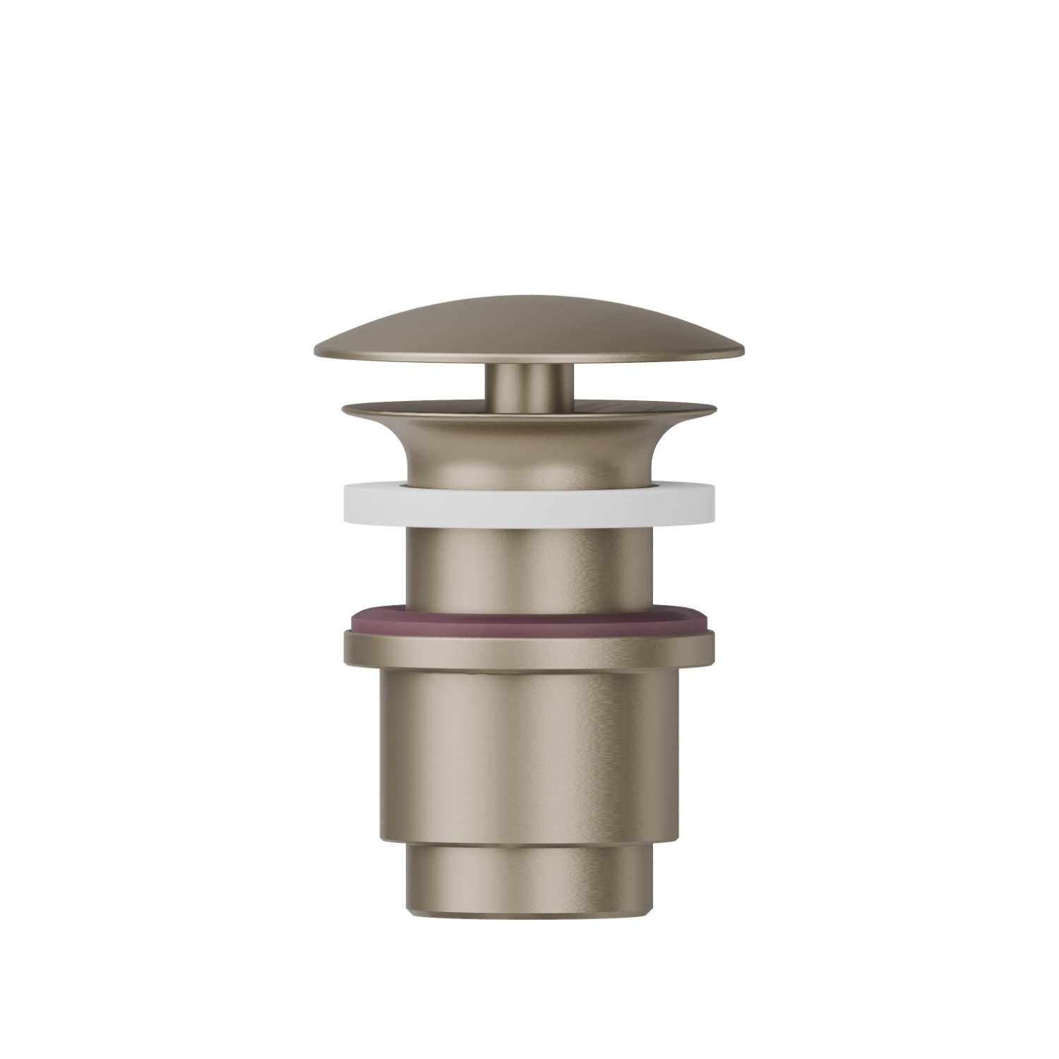 1”1/4 free drain - finish Gold Satin