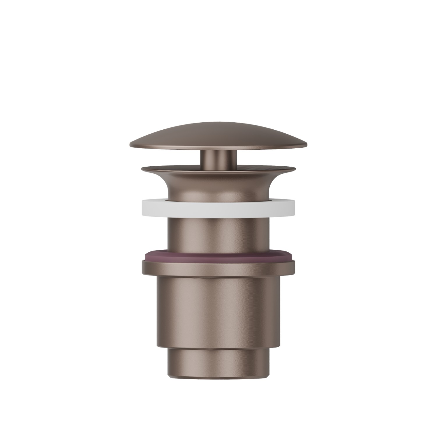 1”1/4 free drain - finish Copper Glossy
