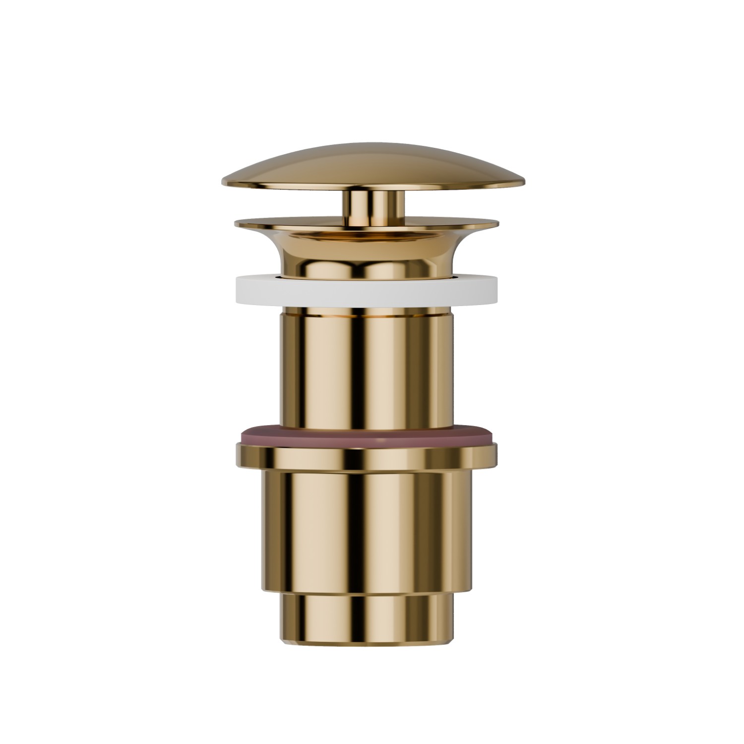 Piletta da 1”1/4 con scarico libero - finitura PVD Glossy Gold