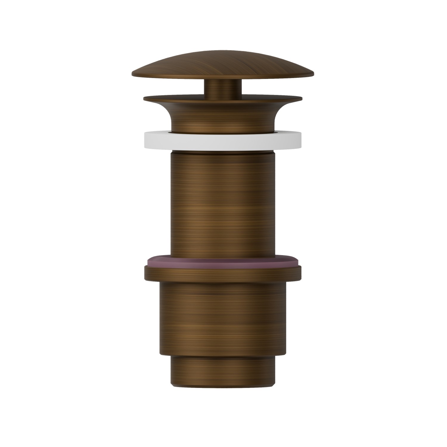 Piletta da 1”1/4 con scarico libero - finitura Groove Bronze