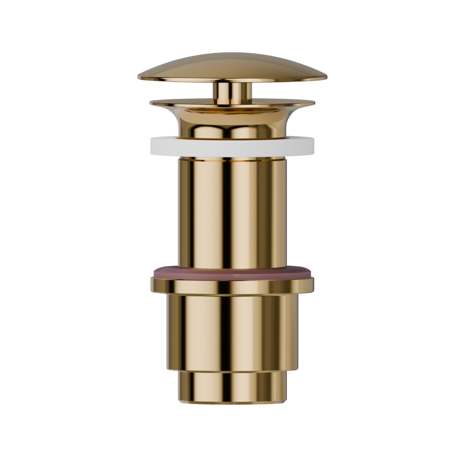 Piletta da 1”1/4 con scarico libero - finitura PVD Glossy Gold