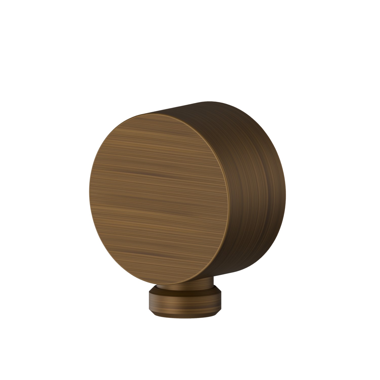 Wall union - finish Groove Bronze