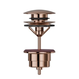1”1/4 press-button and overflow drain - finish PVD Copper Bronze