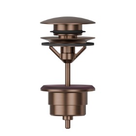 1”1/4 press-button and overflow drain - finish PVD Brushed Copper Bronze