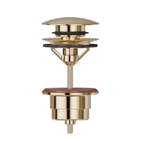 1”1/4 press-button and overflow drain - finish PVD Glossy Gold