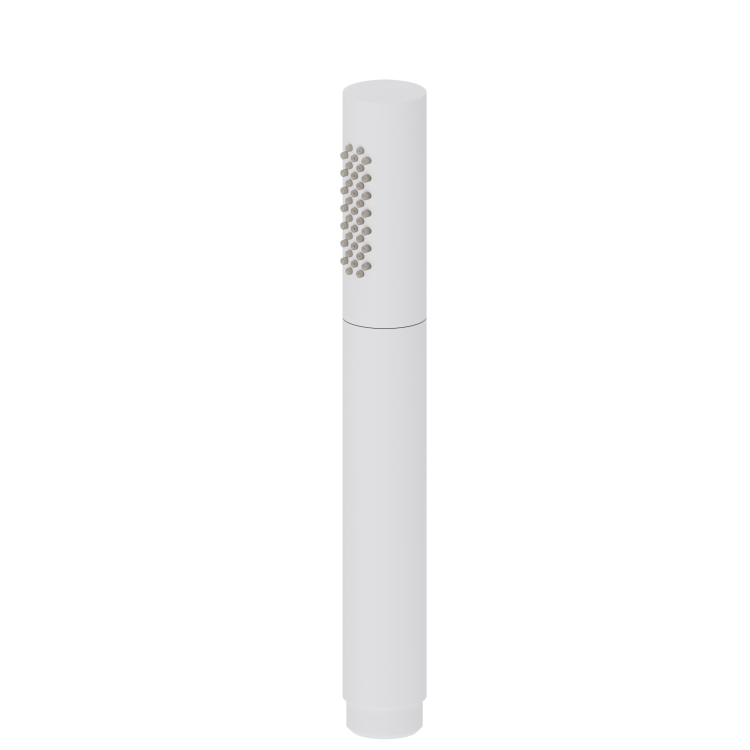 Doccetta in ottone monogetto. - finitura Bianco opaco