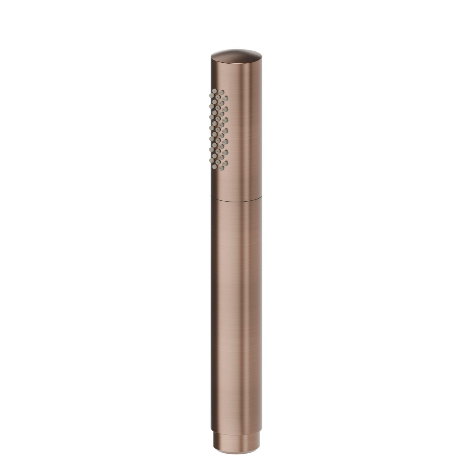 Brass single-jet hand shower - finish PVD Brushed Copper Bronze