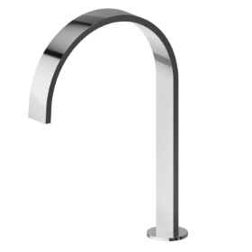 Deck mounted spout for electronic separate control - finish Chrome