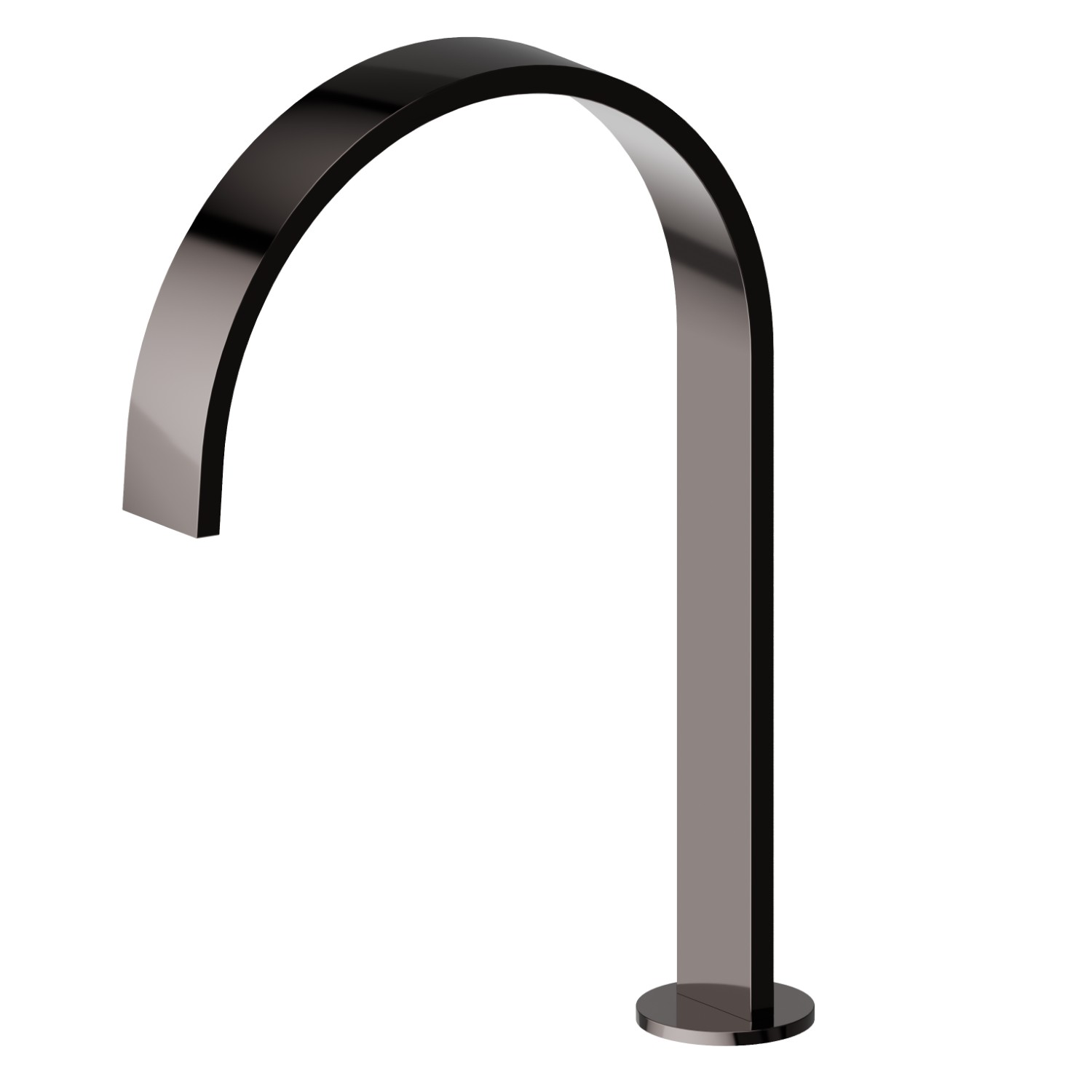 Bec de robinet à coupler avec commande infra-rouge - finition PVD Gun Metal