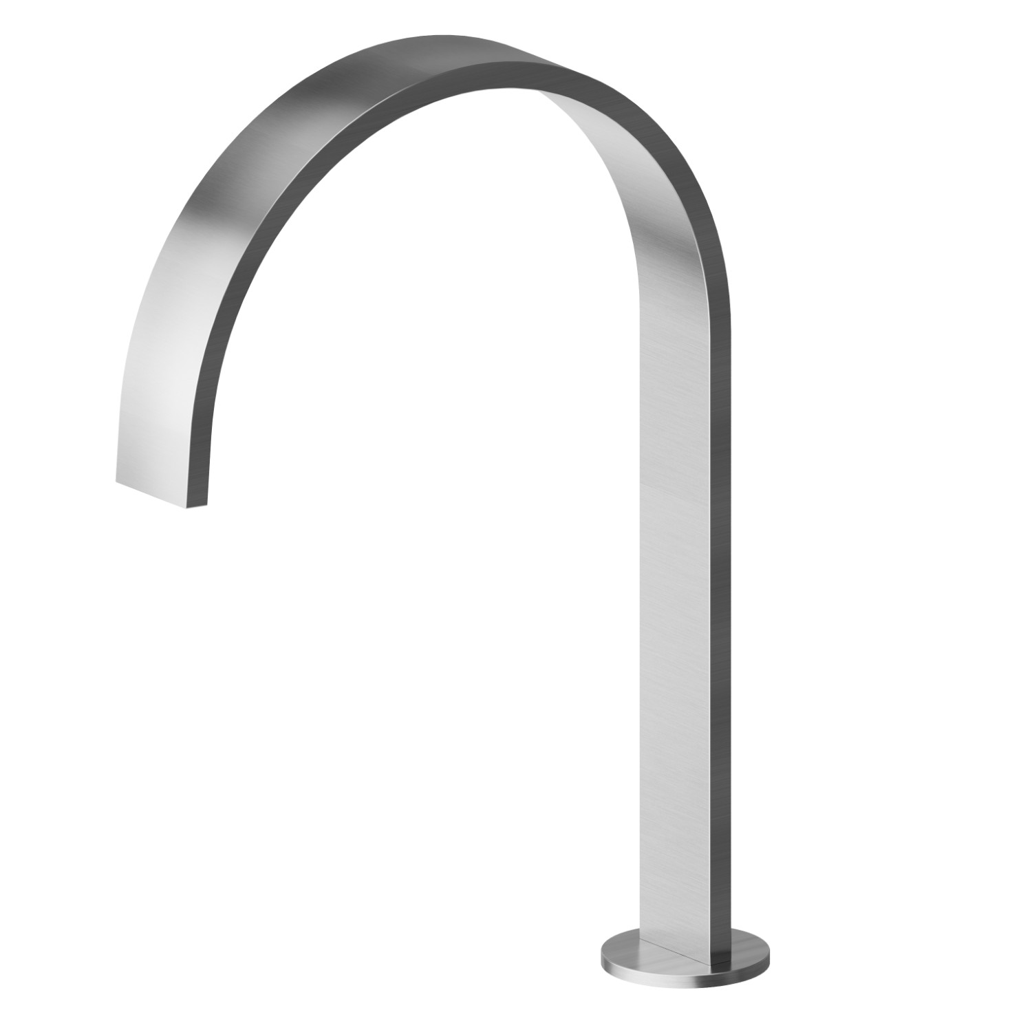 Bec de robinet à coupler avec commande infra-rouge - finition PVD Brushed steel