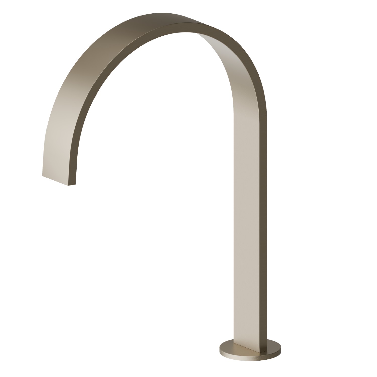 Deck mounted spout for electronic separate control - finish Gold Satin