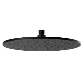 Checkable, round head shower, with raining jet.
H. 8 mm. ø 300 mm - finish Matt Black