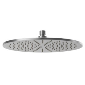 Checkable, round head shower, with raining jet.
H. 8 mm. ø 300 mm - finish PVD Brushed steel