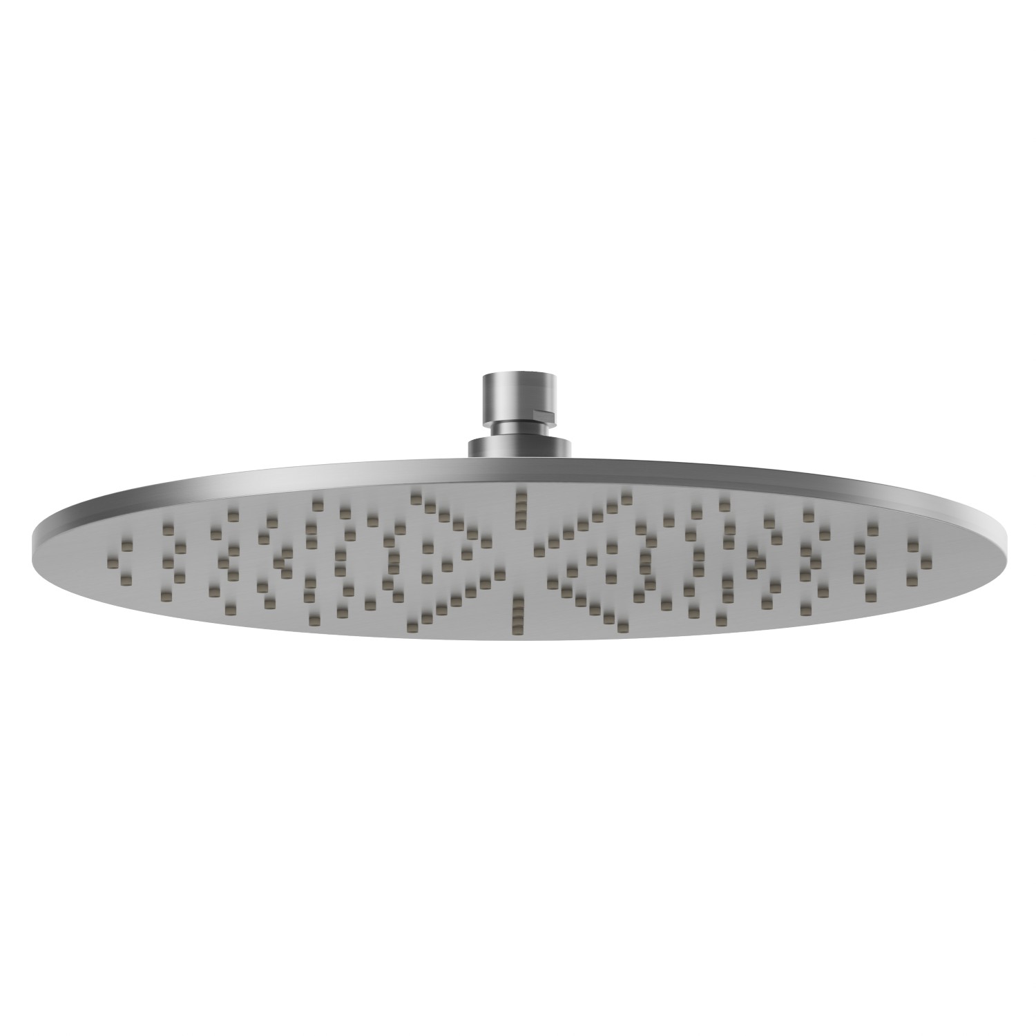 Checkable, round head shower, with raining jet.H. 8 mm. ø 300 mm - finish Stainless Steel