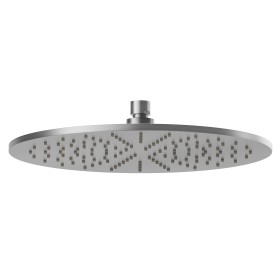Checkable, round head shower, with raining jet.
H. 8 mm. ø 300 mm - finish Stainless Steel