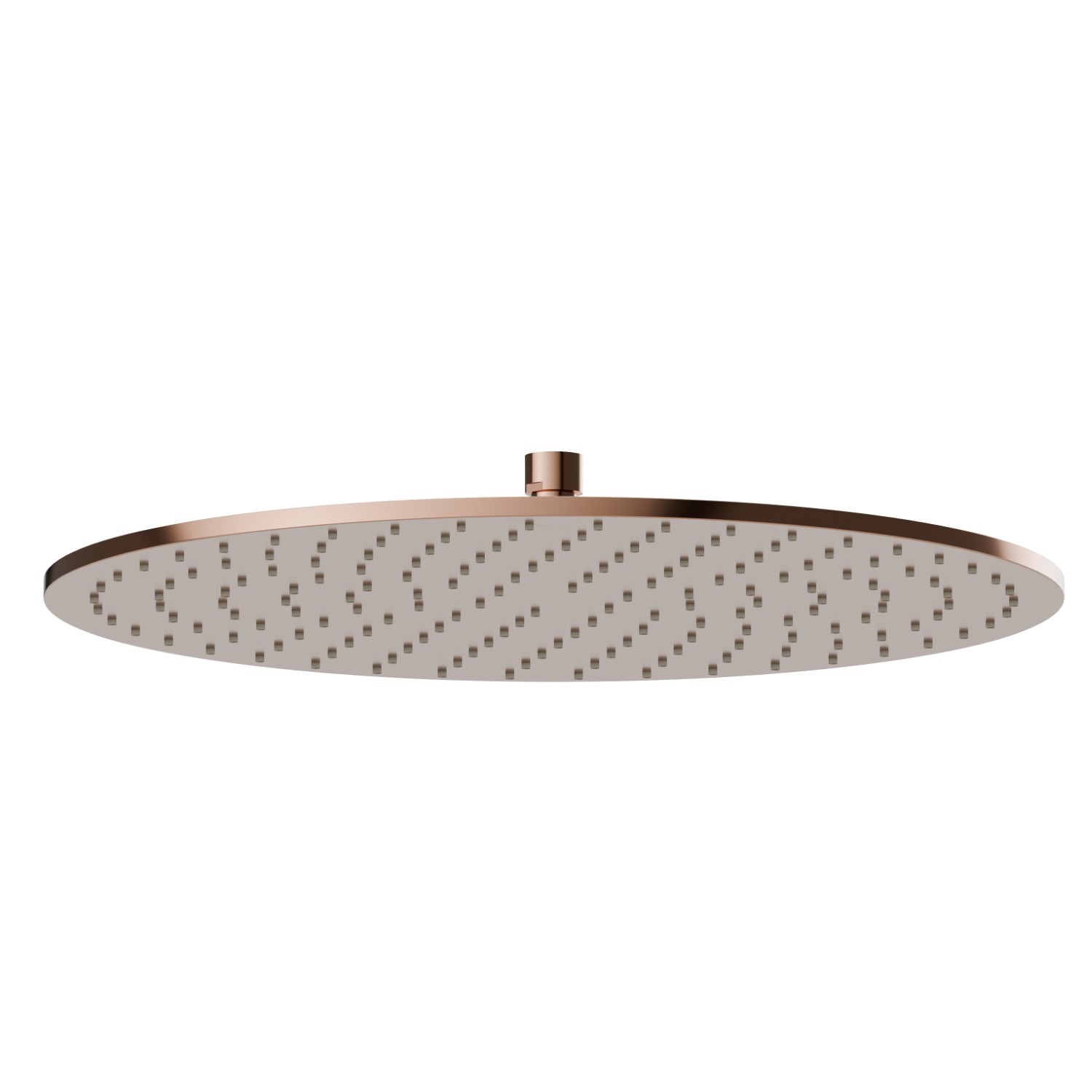 Checkable, stainless steel 304 round head shower, with raining jet. H. 8 mm. ø 300 mm - finish PVD Copper Bronze