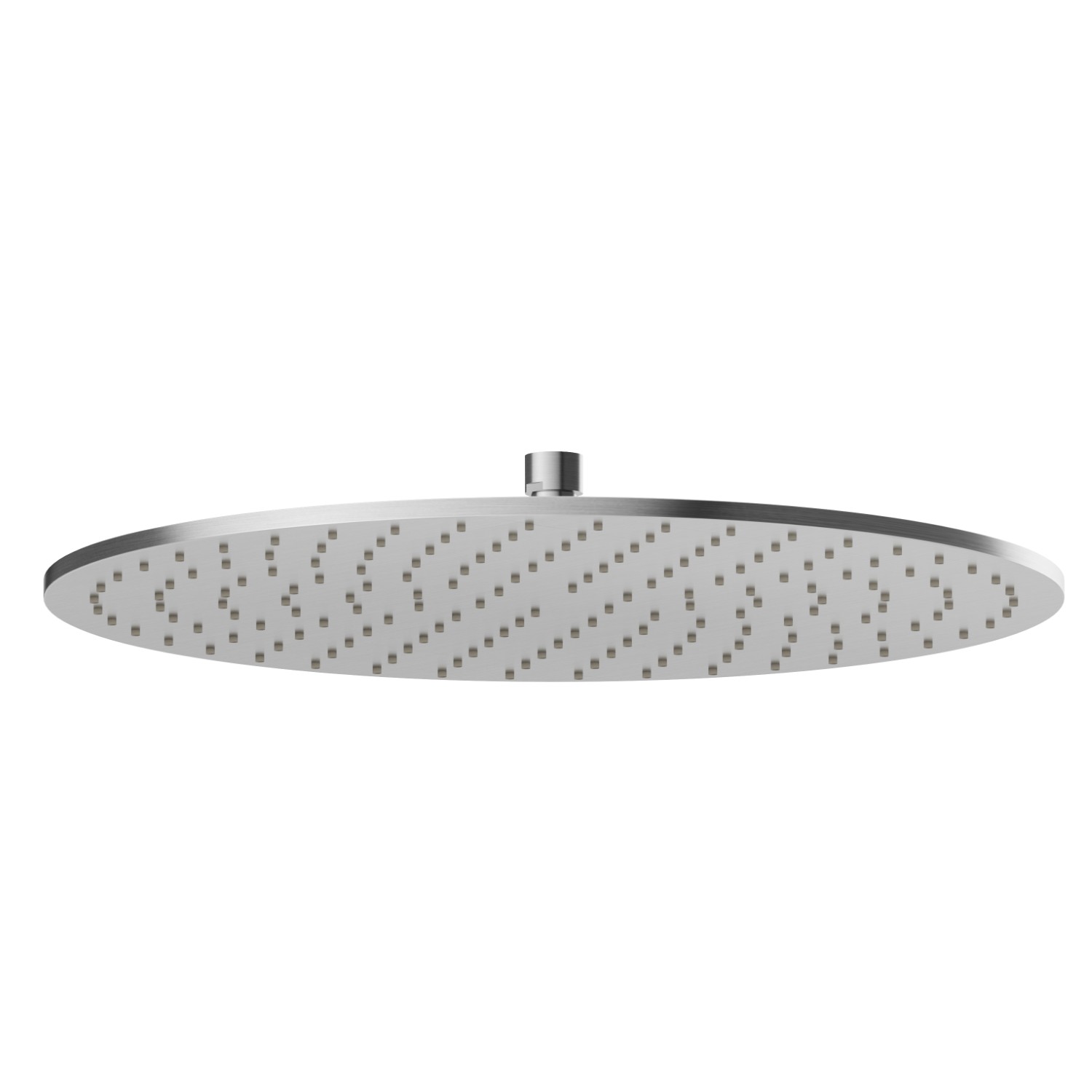 Checkable, stainless steel 304 round head shower, with raining jet. H. 8 mm. ø 300 mm - finish PVD Brushed steel