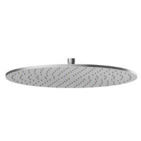 Checkable, stainless steel 304 round head shower, with raining jet. H. 8 mm. ø 300 mm - finish Stainless Steel