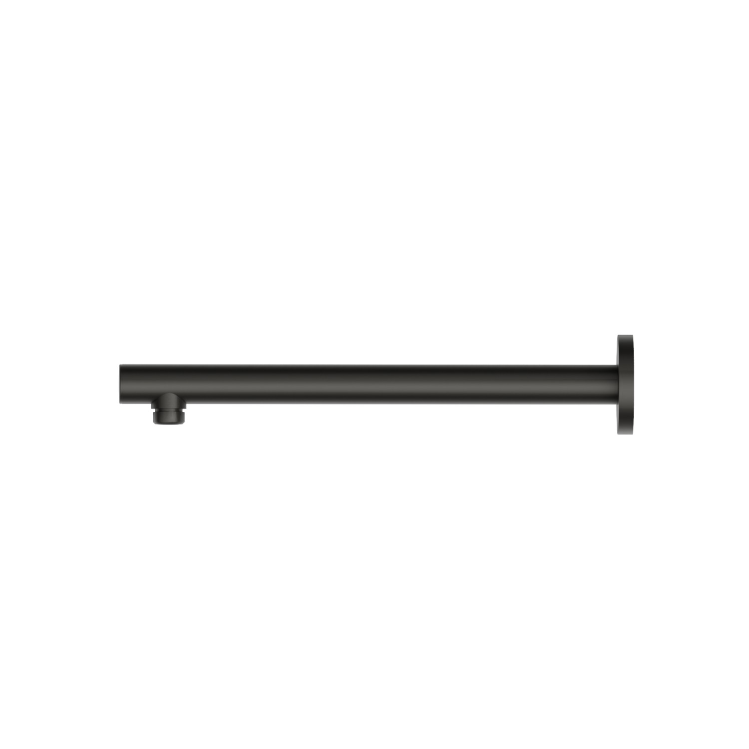 Braccio soffione a parete, tondo, in ottone.
L=300 mm. - finitura Carbon Satin