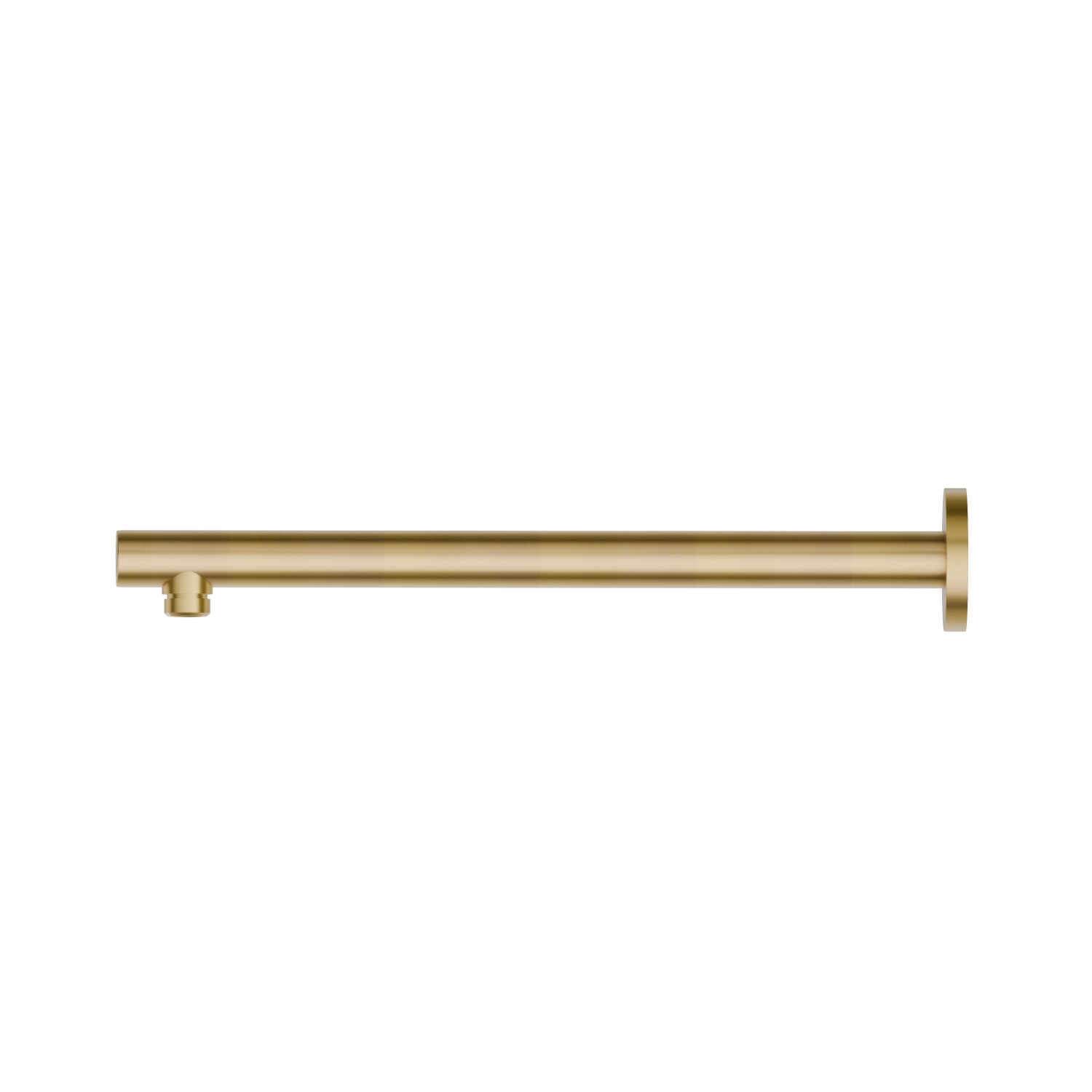 Wall-mounted brass shower arm, round. L=350 mm - finish PVD Brushed Gold