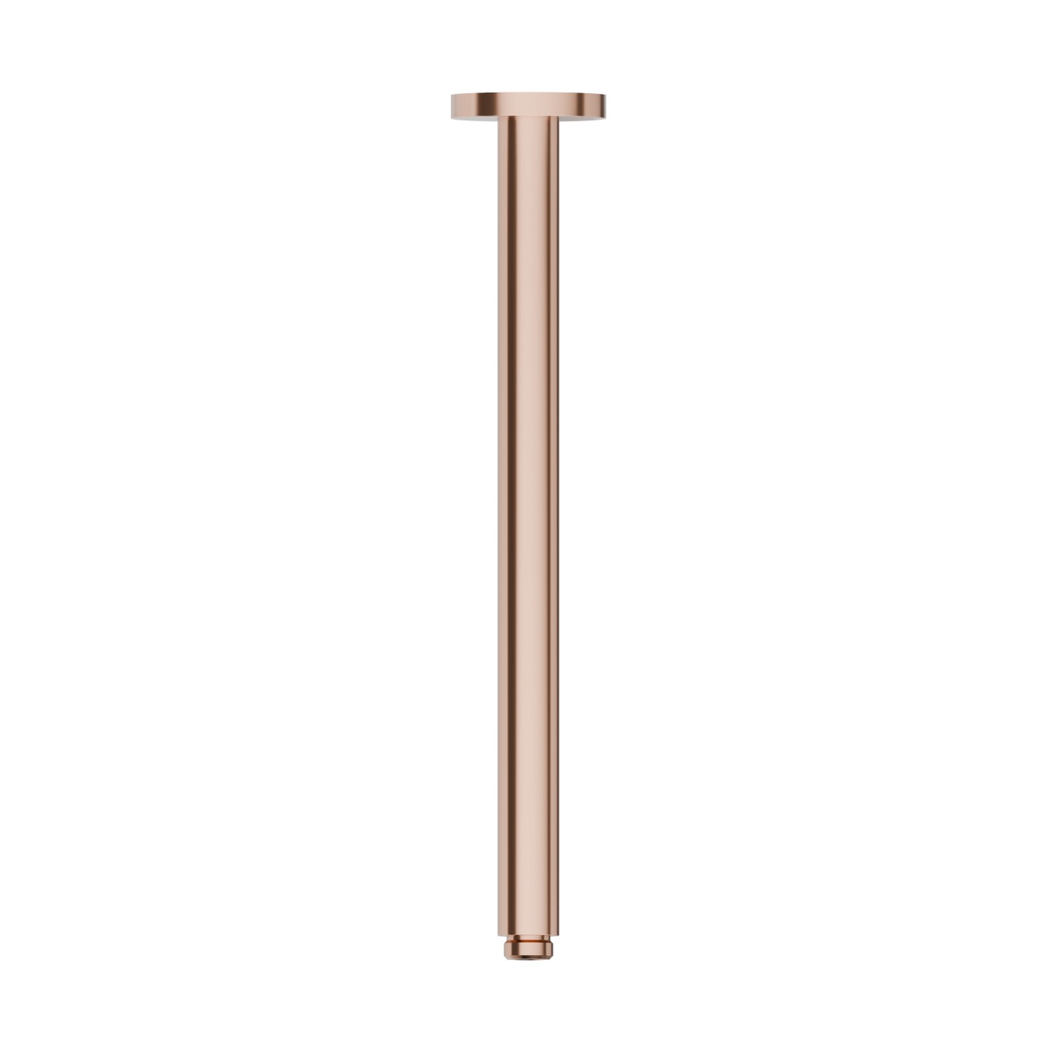Runder deckenmontierter Duschkopfarm aus Messing. L=350 mm - oberfläche PVD Copper Bronze