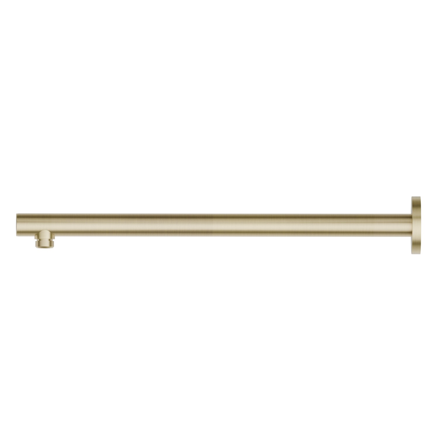 Wall-mounted brass shower arm, round. L=420 mm - finish PVD Brushed Gold