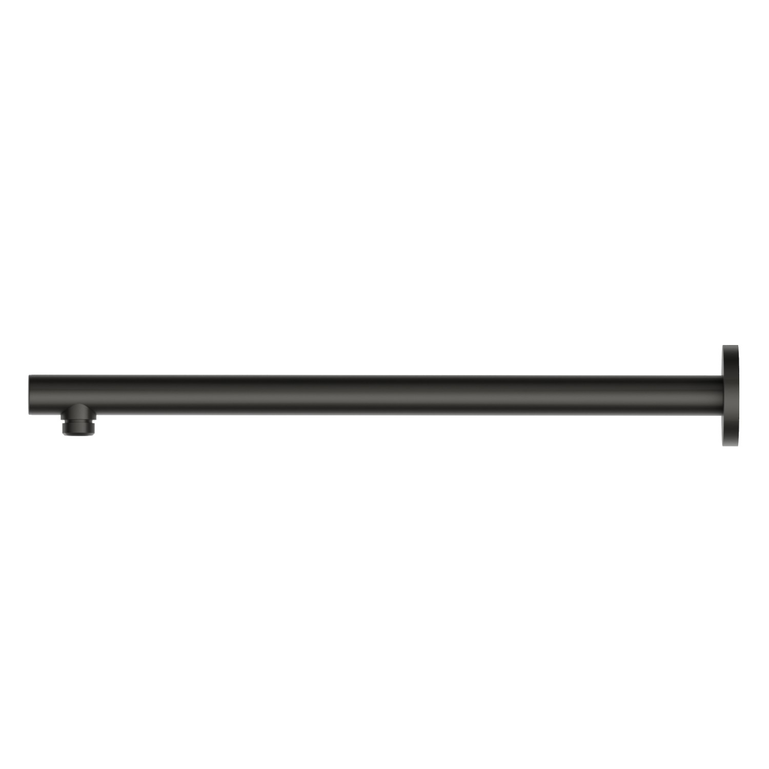Braccio soffione a parete, tondo, in ottone.
L=420 mm. - finitura Carbon Satin