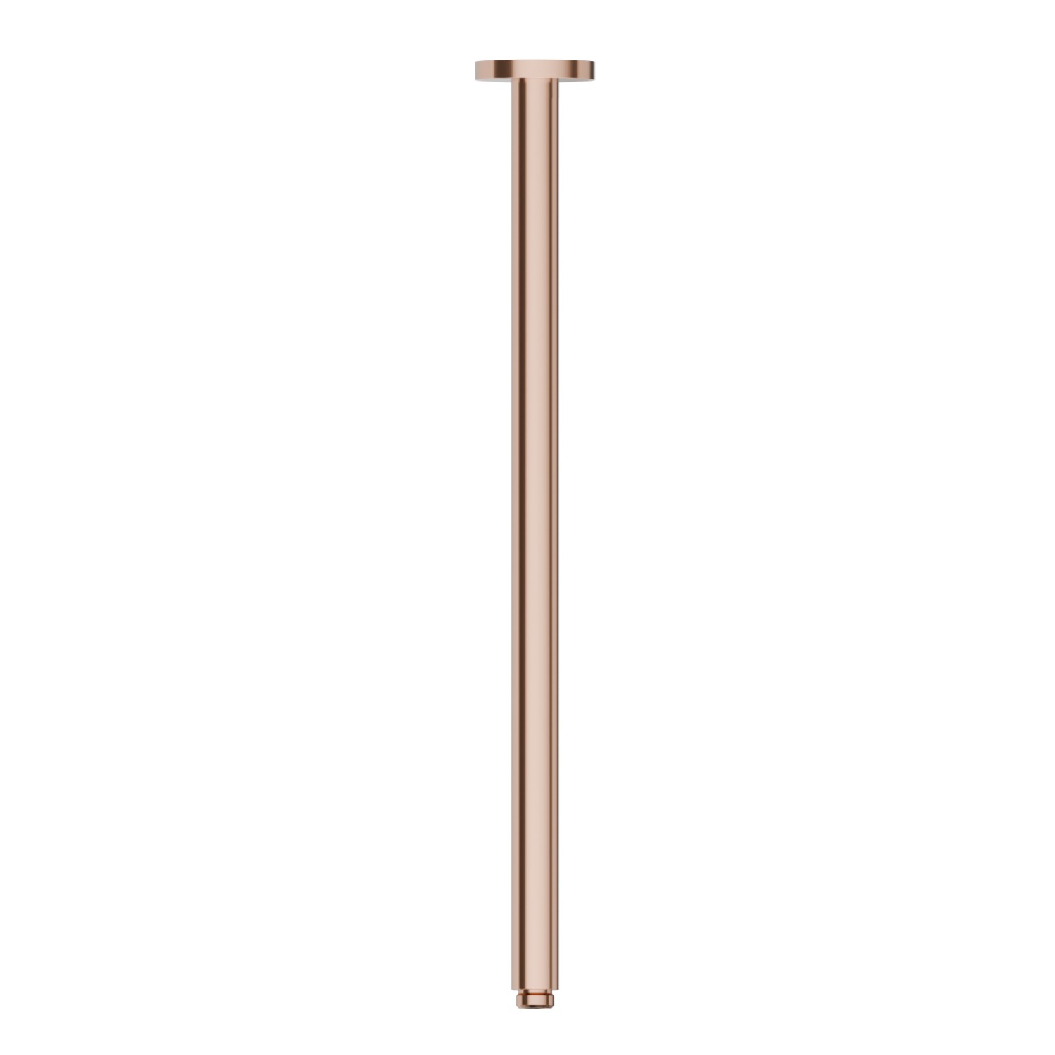 Runder deckenmontierter Duschkopfarm aus Messing. L=500mm - oberfläche PVD Copper Bronze