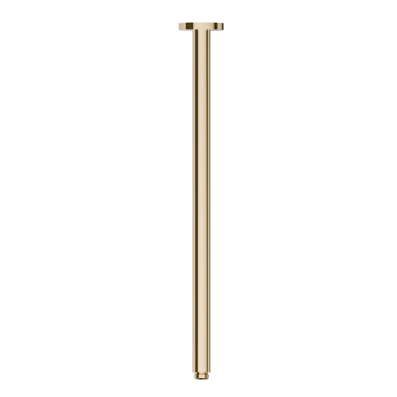 Runder deckenmontierter Duschkopfarm aus Messing. L=500mm - oberfläche PVD Glossy Gold