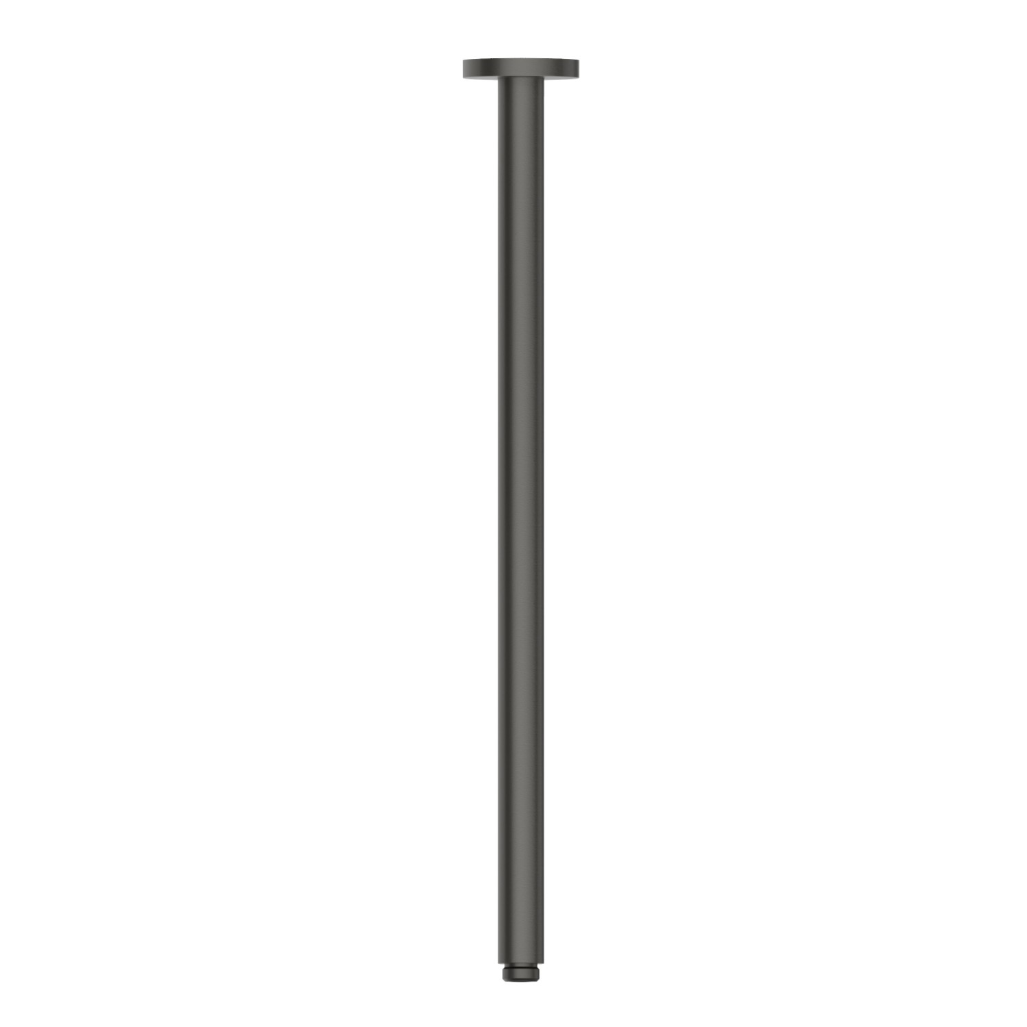 Braccio soffione a soffitto, tondo, in ottone.
L=500mm. - finitura Carbon Satin