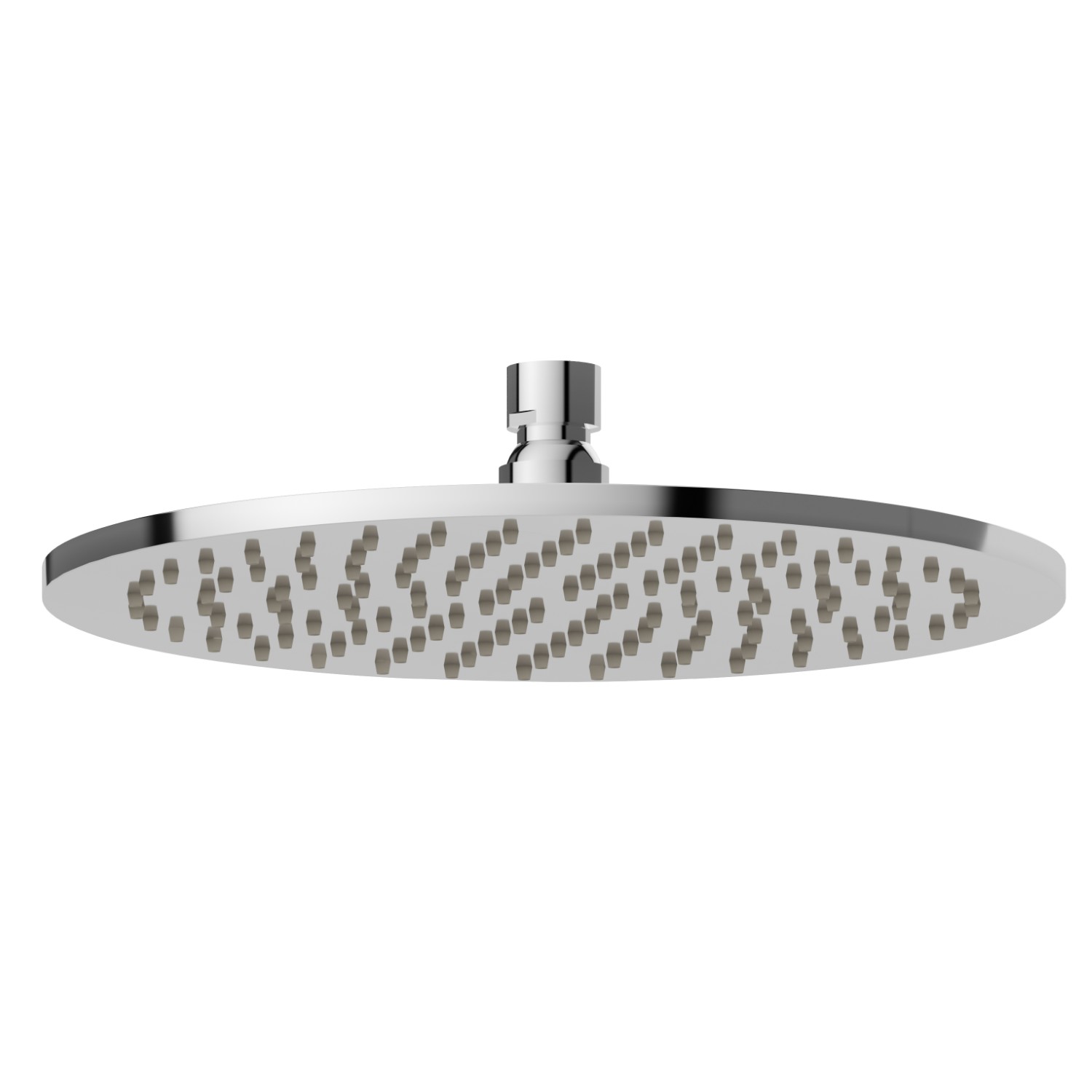 Checkable, round head shower, with raining jet. H. 8 mm. ø 250 mm - finish Chrome