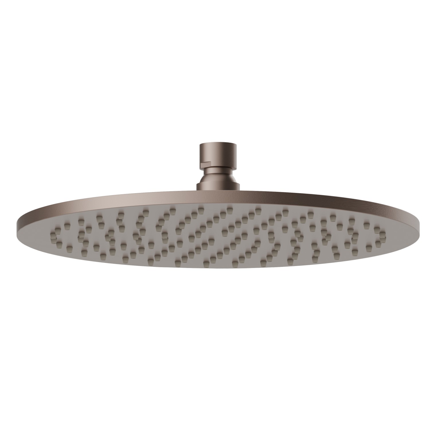 Checkable, round head shower, with raining jet. H. 8 mm. ø 250 mm - finish Copper Glossy