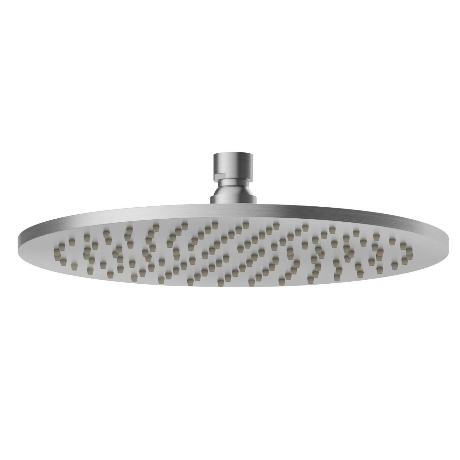 Checkable, round head shower, with raining jet. H. 8 mm. ø 250 mm - finish Stainless Steel