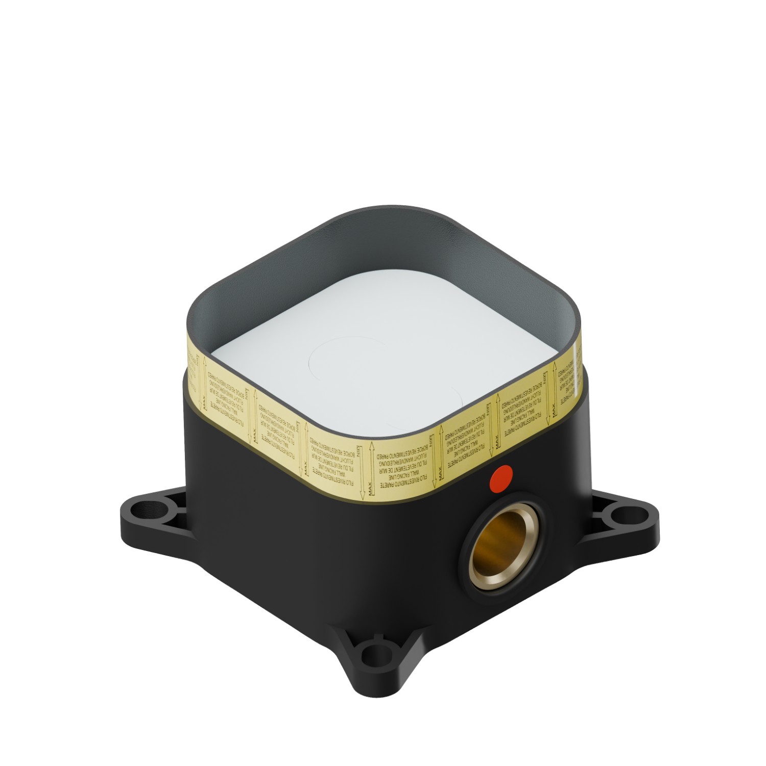 Concealed part. Insulating coating and watertight - finish Neutral