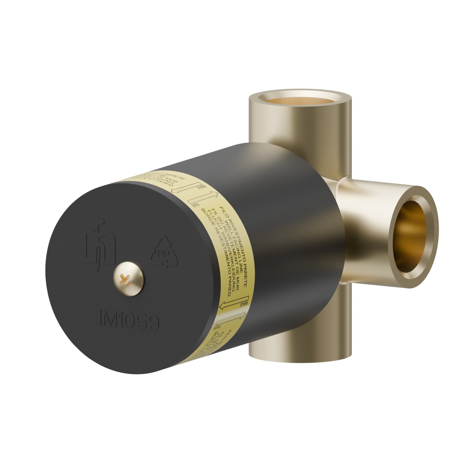 Concealed part. Insulating coating - finish Neutral
